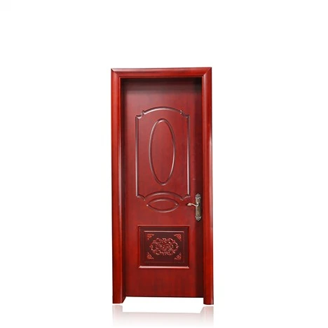 Ușă WPC cu model decorativ sculptat de lux pentru vilă